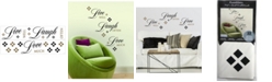 York Wallcoverings Live Love Laugh Peel and Stick Wall Decals